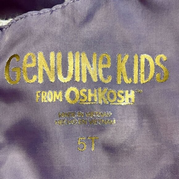 Oshkosh Girl's Fit & Flare Floral Dress Sleeveless Low-High Princess Holiday 5T - Picture 13 of 13